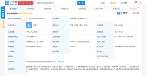 我愛(ài)我家投資成立云數(shù)據(jù)公司，注冊(cè)資本5000萬(wàn)元，聚焦應(yīng)用軟件服務(wù)