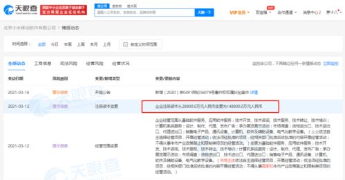 小米關(guān)聯(lián)公司注冊(cè)資本增至14.88億元，深化應(yīng)用軟件服務(wù)布局